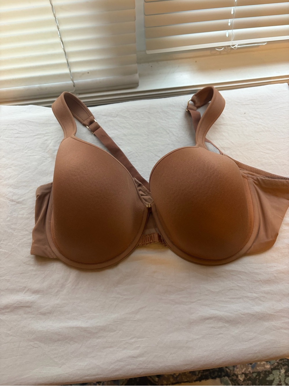 ThirdLove Classic T-Shirt Underwire Bra Lined Hook & Eye 40C Brown Solid